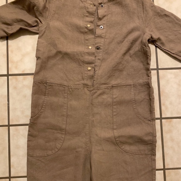 SOLD // Linenfox Martin jumpsuit- heavy weight linen - Picture 9 of 9